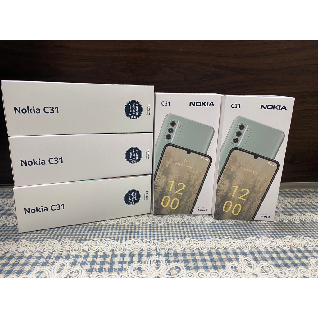 NOKIA C31 (4G/64G) 6.7吋 4G雙卡雙待機大螢幕三主鏡智慧型手機-台灣公司貨