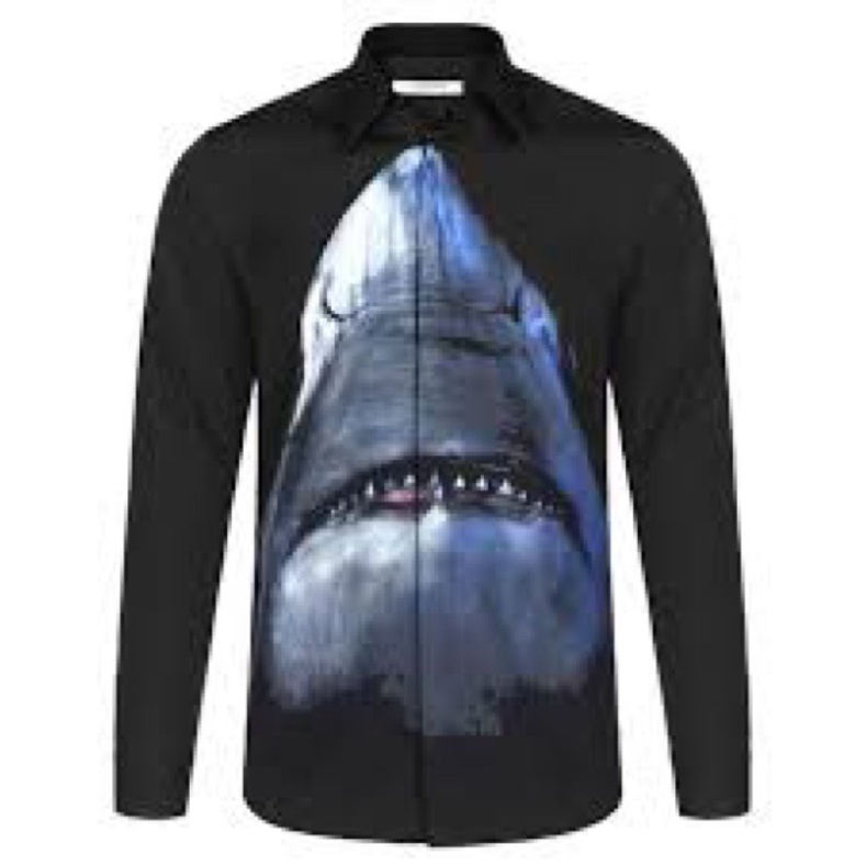 Givenchy 襯衫 鯊魚 黑色L號
