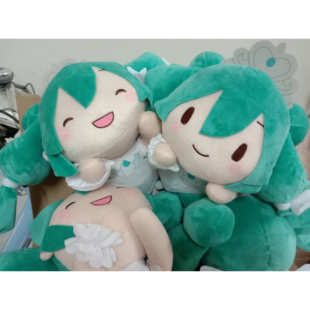 現貨 日版 SEGA 景品 初音未來 MIKU 15th 15周年 趴趴娃娃 布偶玩偶30cm 全2種