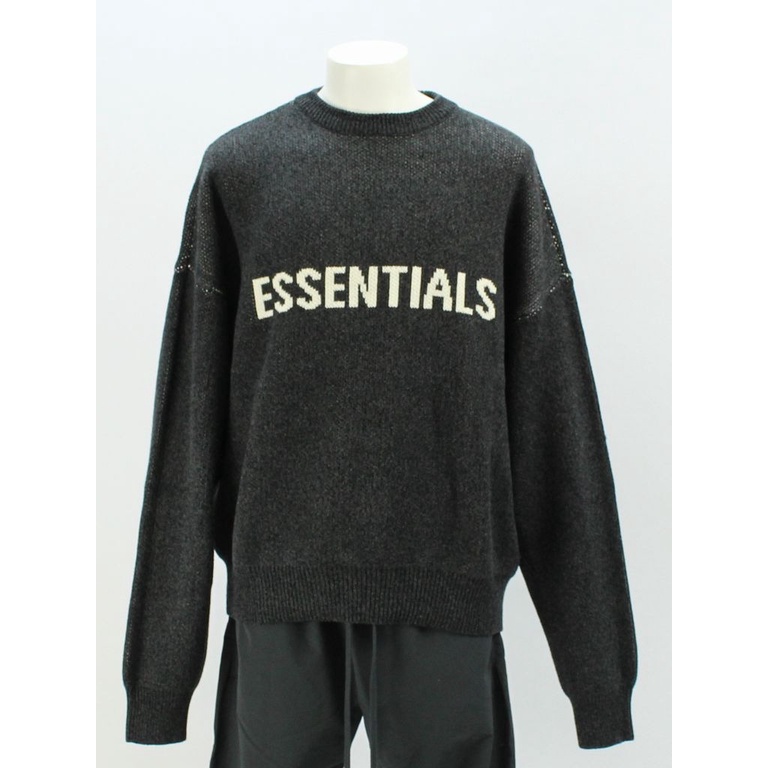 【AVA SELECT】FOG ESSENTIALS Knit Sweatshirt 黑色 針織衛衣 【正品保證】