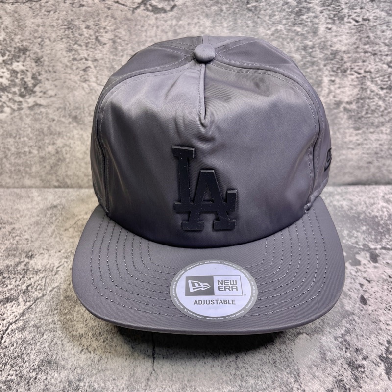 NEW ERA x LA 洛杉磯 道奇 9FIFTY SNAPBACK 防潑水 灰色經典基本款排扣棒球帽平簷帽全新正品