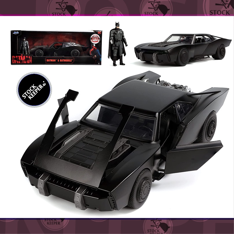 ◀倉庫掌門人▶美版 Jada 1:18 可亮燈 2022 蝙蝠車 Batmobile Batman DC 合金車模型