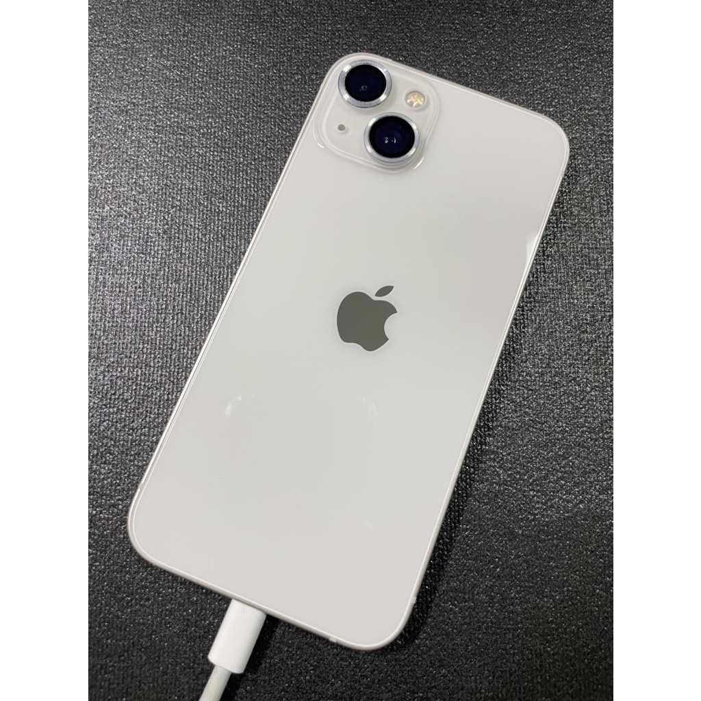【有隻手機】Apple iPhone13 星光色(白) 256G-(目前電池健康度100%)-二手使用過的手機