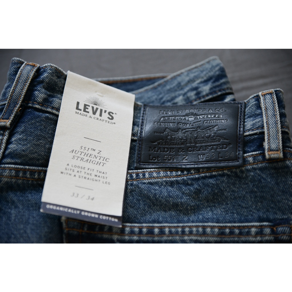  Levi's Made &amp; Crafted ® 551Z 水洗刷色 牛仔褲 ( 17599-0007 )