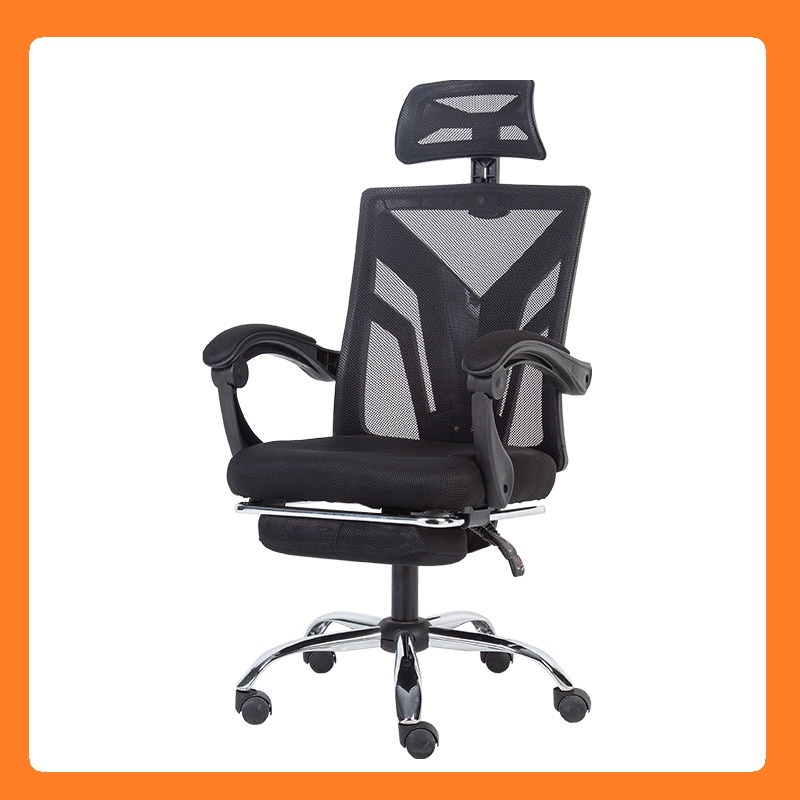 【超級工廠】黑框9D辦公椅(網布加厚坐墊+升級透氣枕+電鍍鋼腳)電腦椅 辦公椅 工作椅 美容椅 人體工學椅 賽車椅
