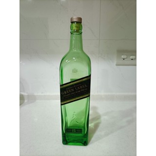 【繽紛小棧】約翰走路 15年綠牌 蘇格蘭威士忌 酒瓶 空酒瓶 水瓶