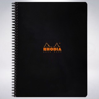 法國 RHODIA Wirebound Notebook A4+ 圈裝筆記本: 黑色/Black