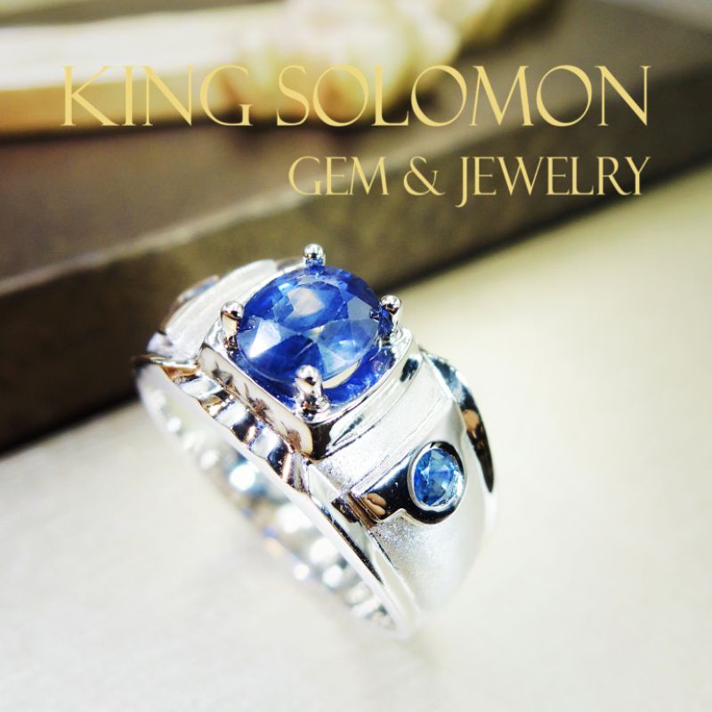 藍寶石👑皇家頂級藍寶石👑絲絨藍1.17克拉💯純正K金✈️進口戒指