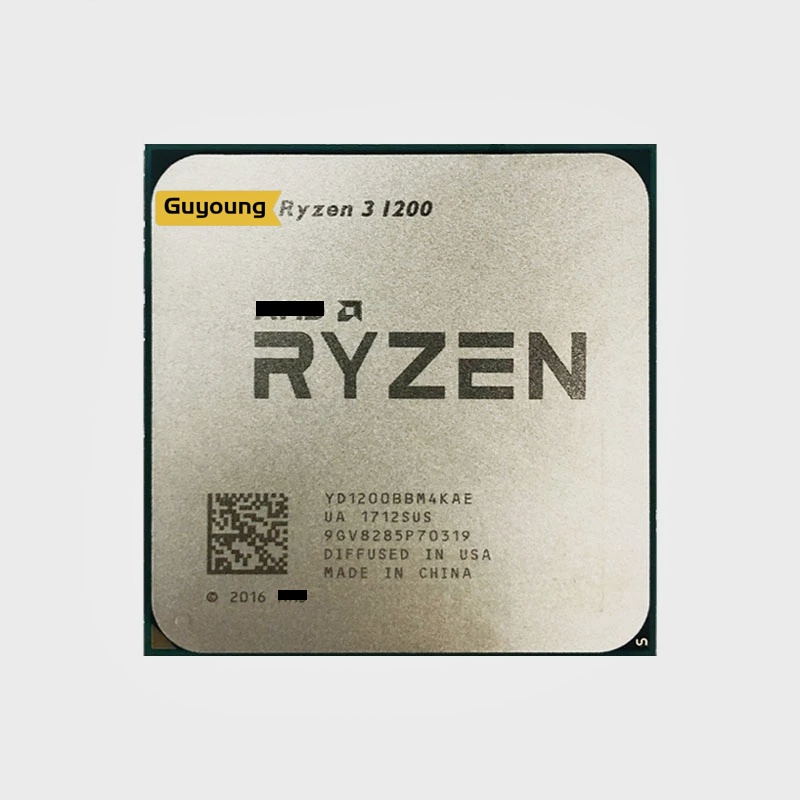 銳龍 3 1200 R3 1200 3.1 GHz 二手 Zen Gaming 0.014 微米四核四線程 CPU 處理