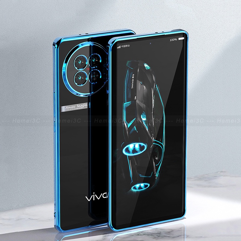 Vivo X90 X90Pro Pro Plus外殼透明軟TPU電鍍邊手機殼保護套