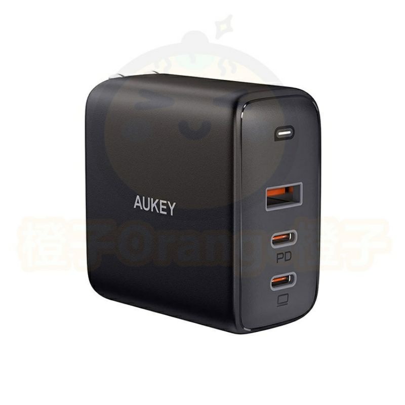 [台北出貨]AUKEY氮化鎵65W充電器GaN雙口快充A+C快充C+C