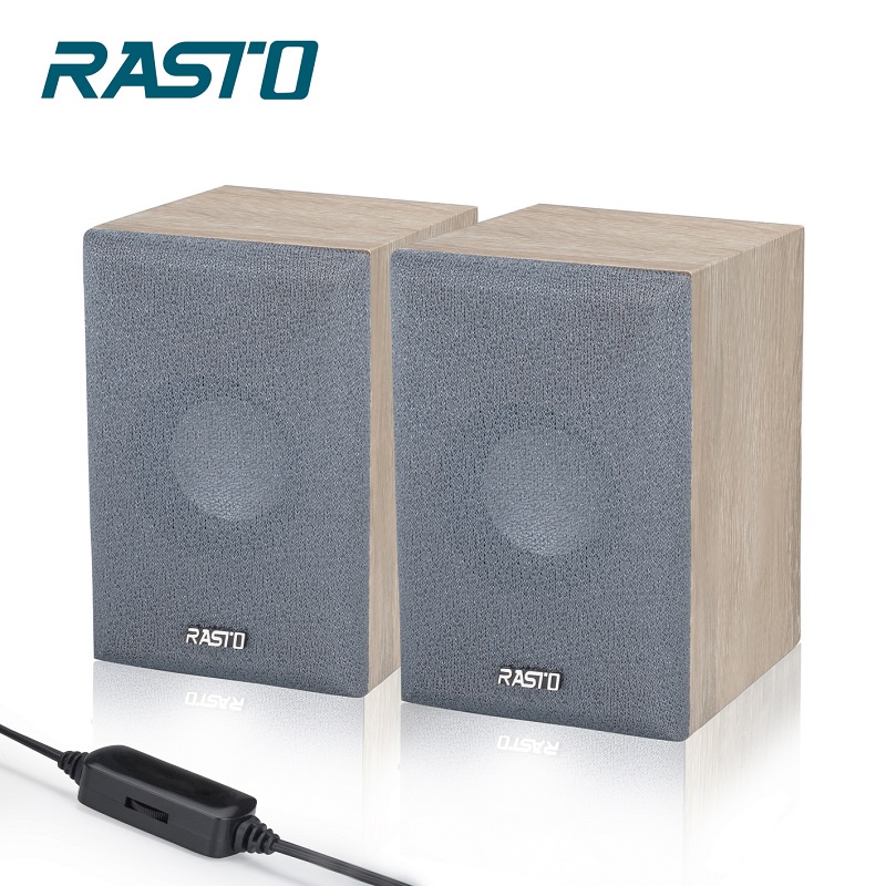RASTO RD4 木質工藝2.0多媒體喇叭1Set台【家樂福】
