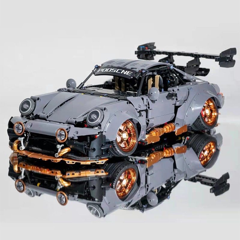 新款積木 兼容樂高積木保時捷911RSR跑車成人高難度大型男孩子拼裝玩具模型