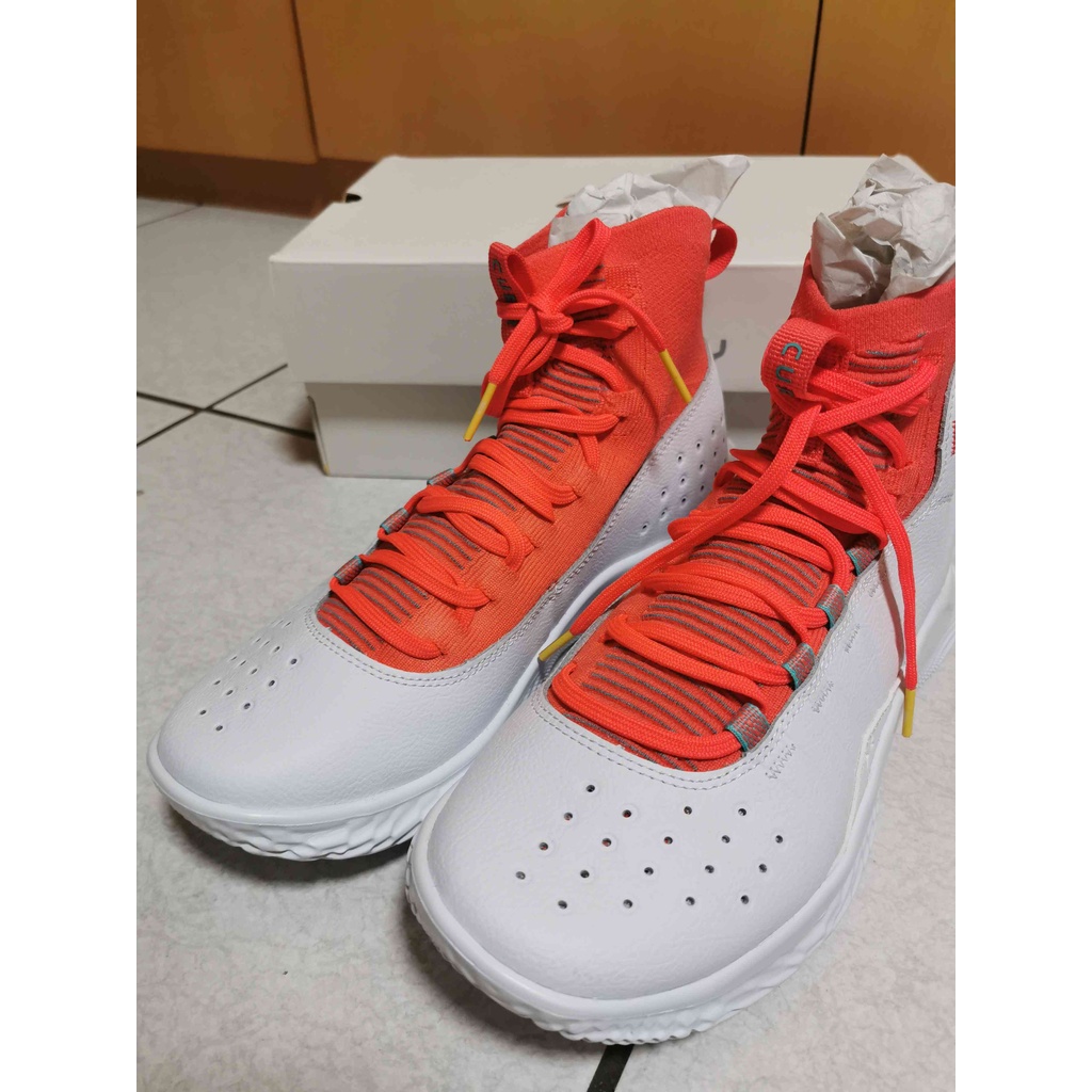 UNDER ARMOUR CURRY 4 Flotro CURRY4 籃球鞋 白色 US8.5 現貨 冠軍賽 極新二手