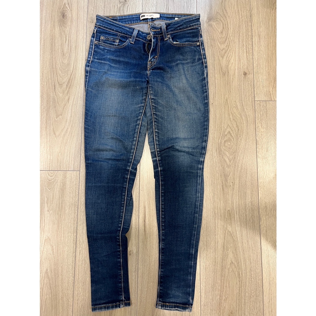 Levis 535 legging復古小直筒低腰牛仔褲27*30