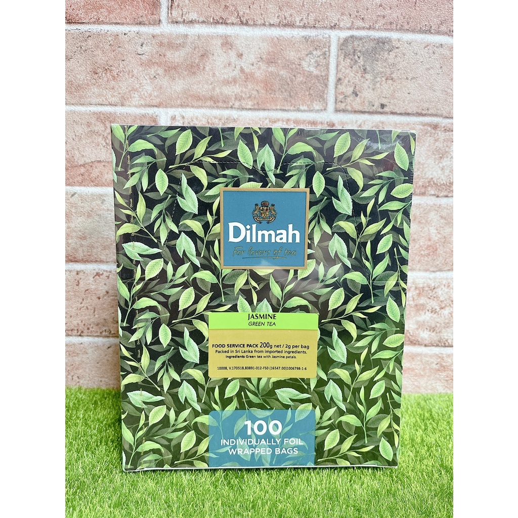 §洺禾§附發票§ Dilmah 帝瑪 茉莉綠茶 帝瑪茉莉綠茶 100入 單包鋁箔袋裝 單包裝 【2026.08月】