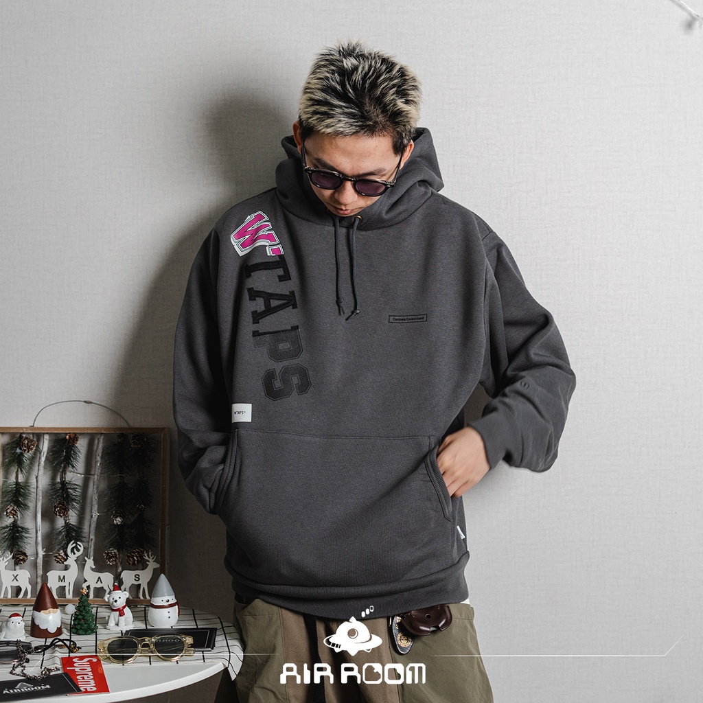 ☆AirRoom☆【現貨】2020AW WTAPS KATZ HOODED COPO 暖棉刺繡LOGO 帽T