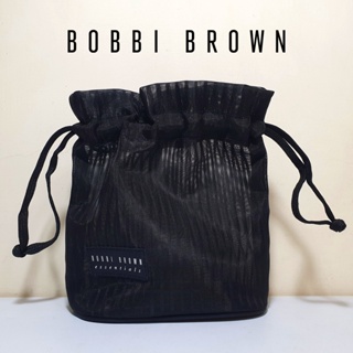 BOBBI BROWN 芭比波朗 黑色 網狀 束口袋 收納包 ♥ 正品 ♥ 現貨 ♥彡