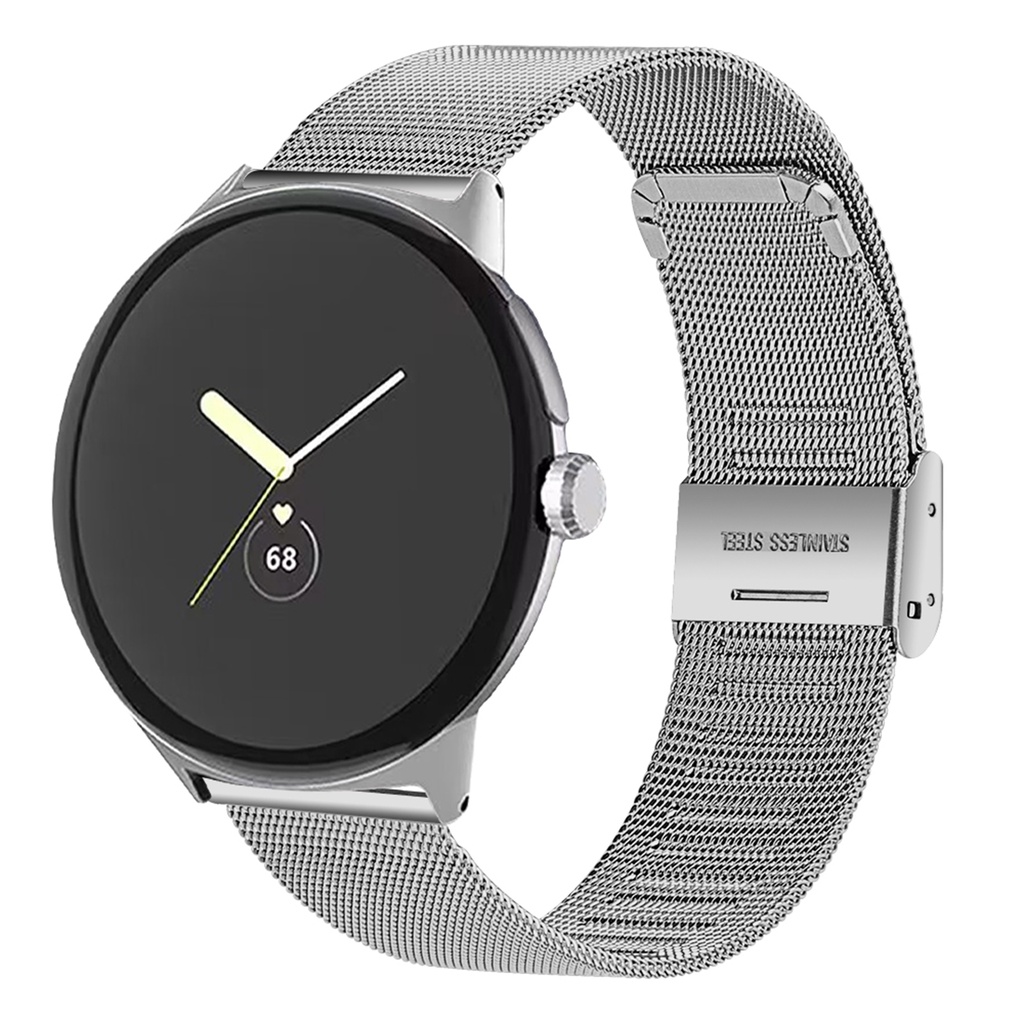 【現貨】Google Pixel Watch 金屬錶帶, 超薄可調式男女錶帶, 適用 Google Pixel 手錶腕帶
