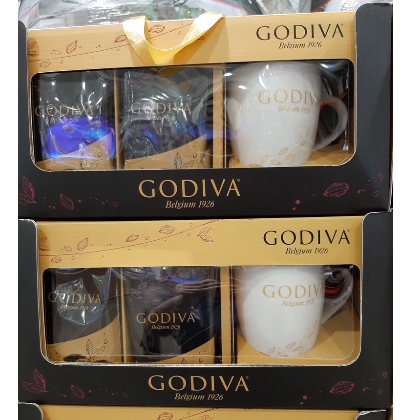 GODIVA 即溶可可粉禮盒組 (可可粉+馬克杯) 生日禮物 好市多 Costco 現貨