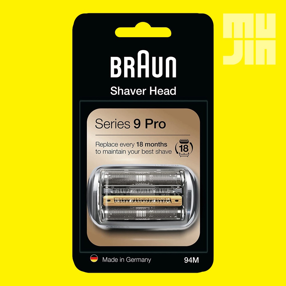 Braun Series 9 Pro 94M 電動剃須刀頭更換箔和刀具(兼容 92B、92S、92M)