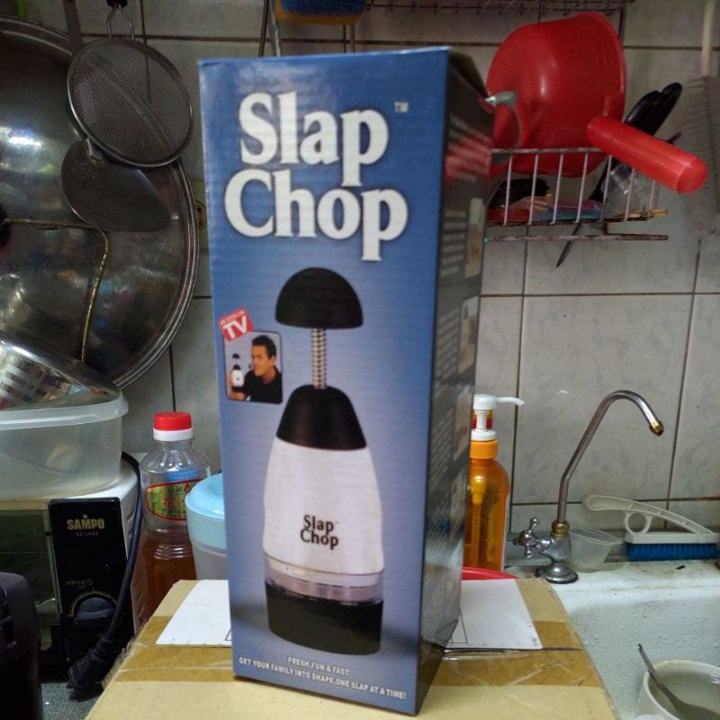 Slap chop手動蔬果絞碎機 絞碎也可以很好玩