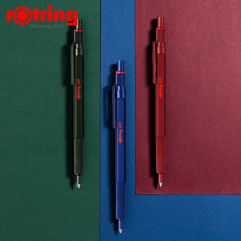 Rhodia 自動鉛筆 機能筆 德國ROtring紅環600圓珠筆低重心Rapid pro全金屬桿簽字筆