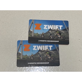 zwift 三個月會員卡 2張一起賣 自行車 智慧訓練台必備