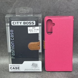 City Boss Samsung A14 A34 A54 5G 手機保護套 側掀皮套 保護套 斜立支架保護殼 手機殼