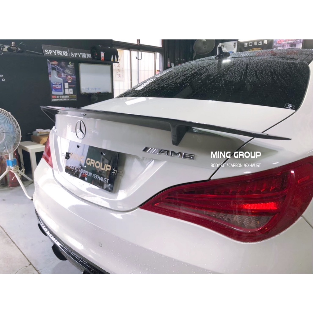 【MING GROUP國際】BENZ W117 CLA 碳纖維 RT款 尾翼