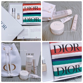 Dior迪奧 逆時能量體驗保養組合/底妝旅行組合 束口袋旅行組合 送禮自用/情人節禮物