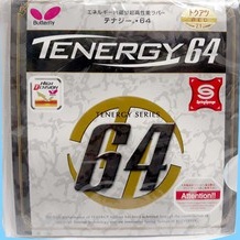 乒乓球橡膠賭網球 Tenergy 64 蝴蝶乒乓球