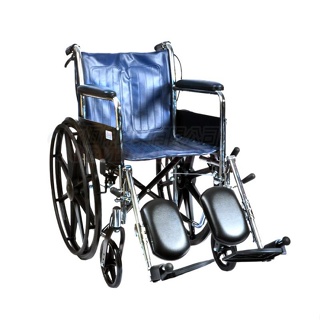 【海夫健康生活館】恆伸 機械式輪椅(未滅菌)恆伸 鐵製 骨科腳 雙剎輪椅 單層皮面款 輪椅-A款(ER1038)