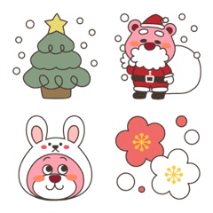 Line國內🇹🇼表情貼∣Orso is Christmas and New Year's Eve 3