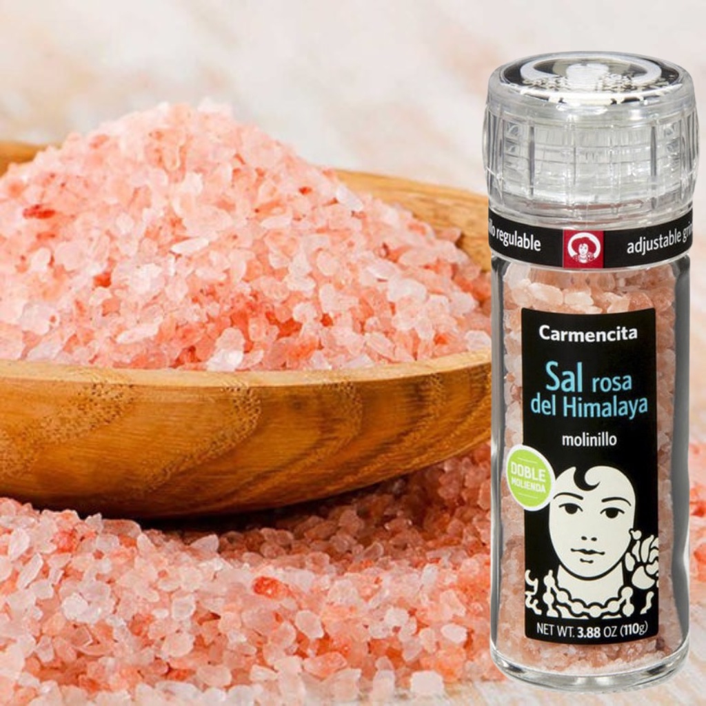 《懂吃懂吃》西班牙🇪🇸 Carmencita 卡門 喜瑪拉雅岩鹽 110g 調味料 顆粒鹽 玫瑰鹽 粉紅鹽 進口