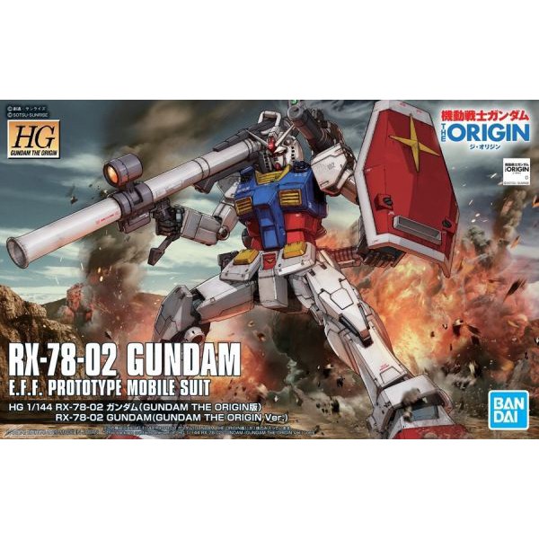 【WS】BANDAI HG 1/144 #026 THE ORIGIN RX-78-02 鋼彈 5058929