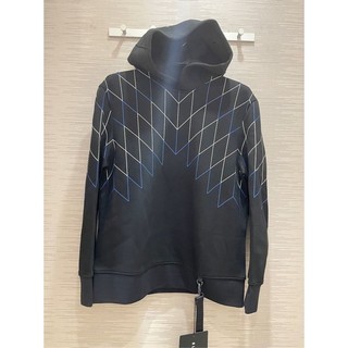 NEIL BARRETT NB 閃電 太空棉 連帽 衛衣 帽T