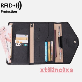 特惠新品 RFID防盜刷皮夾 護照夾 護照包 卡夾 2022SS韓國多功能機票證件包證件夾男生女生手拿包齣國旅行證件套