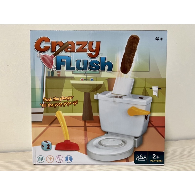 【全新】Crazy flush game 瘋狂馬桶 桌遊