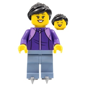 LEGO 樂高 人偶 媽媽 溜冰 hol277 80109