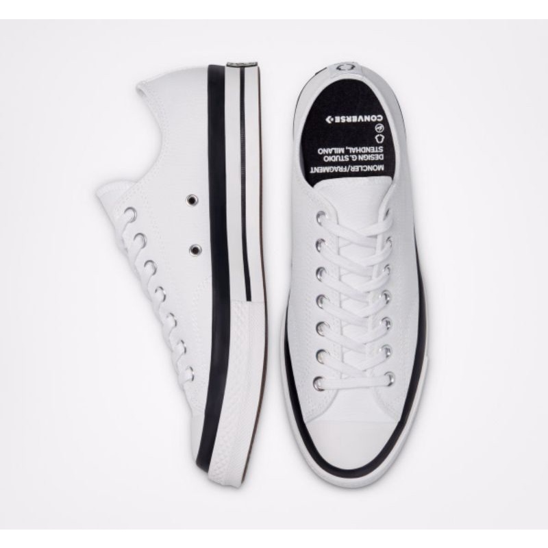 [全新] Converse x 7 Moncler Fragment 限量聯名 藤原浩 帆布鞋 白色 24cm (免運)
