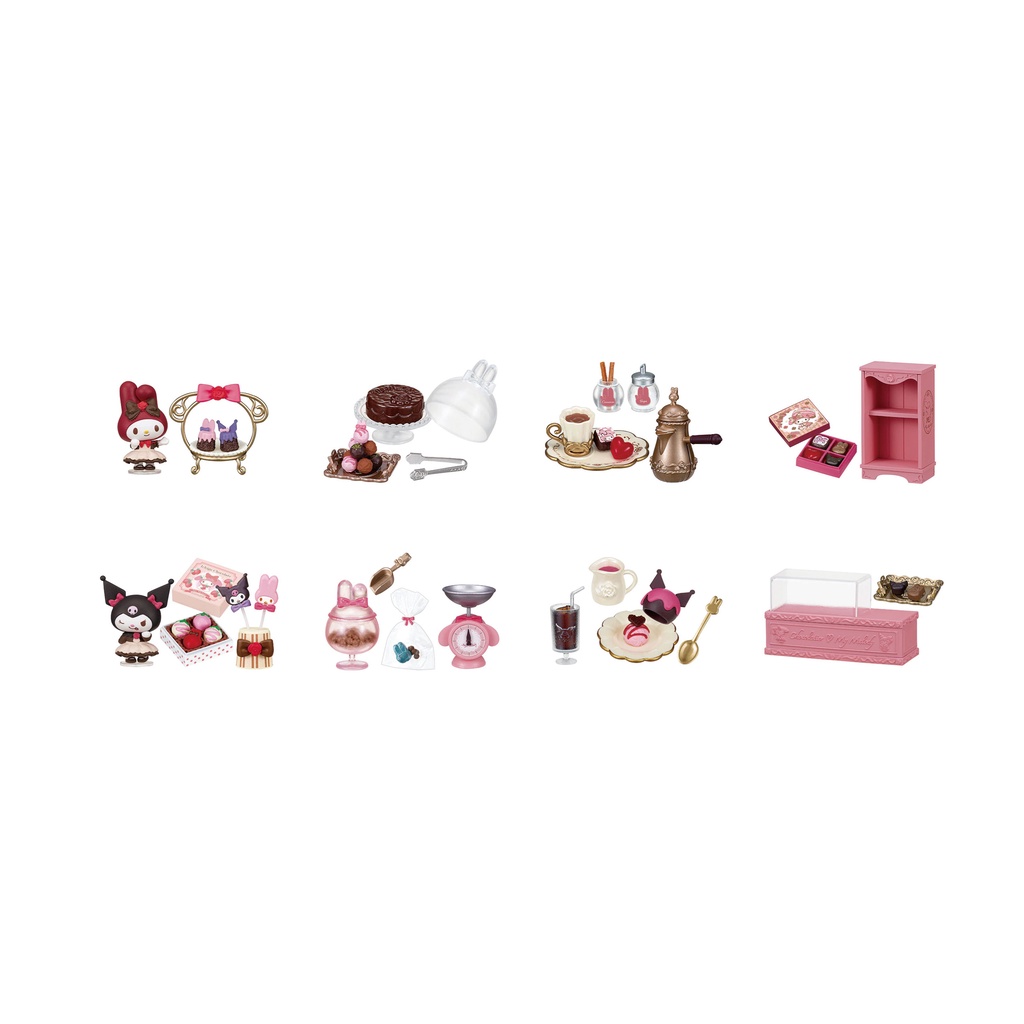 RE-MENT 盒玩 美樂蒂巧克力工坊 中盒8入 12月到【預購9/9】【GAME休閒館】