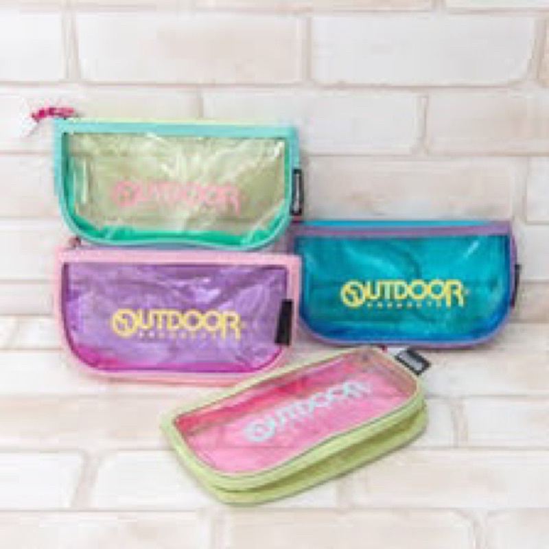 【現貨】Sunstar聯名Outdoor 船型 筆袋 透明袋 化妝袋 防水收納袋  日本平輸