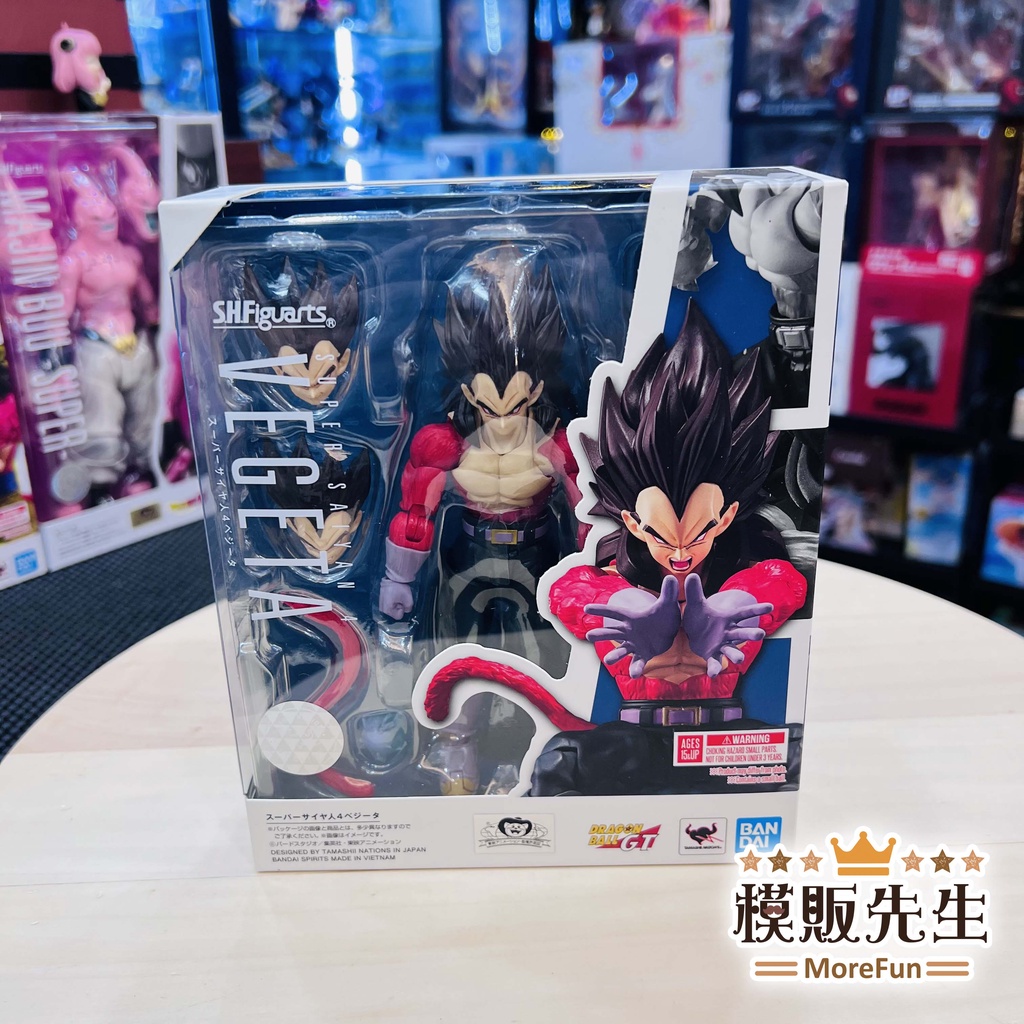 【模販先生】現貨 日版 S.H.Figuarts SHF 七龍珠 超級賽亞人4 貝吉塔 達爾 可動 公仔 模型