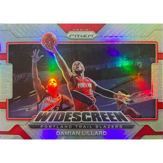PANINI PRIZM DAMIAN LILLARD WIDESCREEN SILVER 銀亮平行特卡