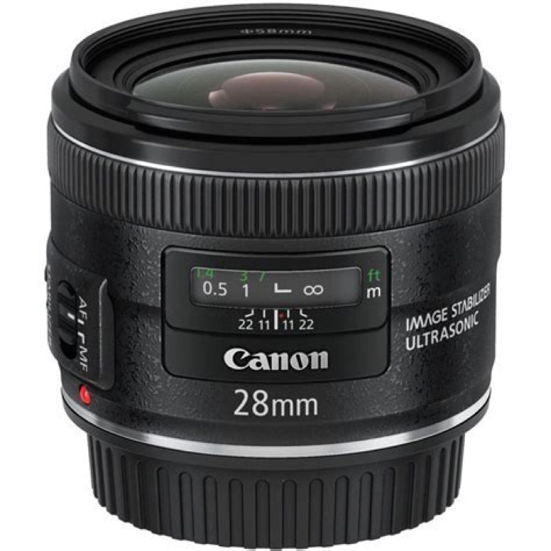 (台中柯達行）CANON EF 28mm f2.8 IS USM鏡頭 免運費💳
