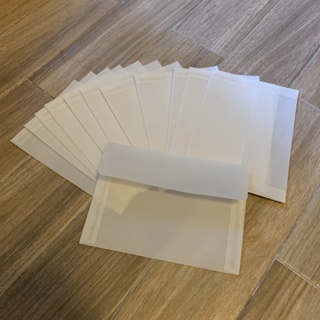 硫酸紙信封 透明信封 17.5*12.5cm 卡片 手帳用品 包裝 耗材 明信片