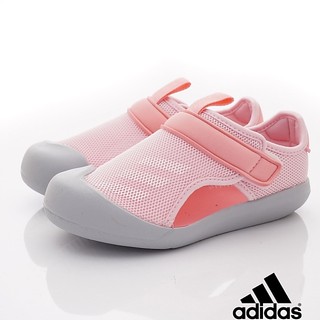 adidas愛迪達童鞋(零碼)護趾透氣運動鞋6041粉(中小童段)17.5cm-21cm(袋裝)水鞋