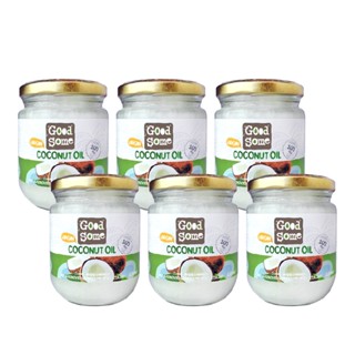 【GoodSome 陳桑灶咖】斯裡蘭卡 第一道冷壓初榨椰子油 原裝進口(225ml*6入) (團購組合)