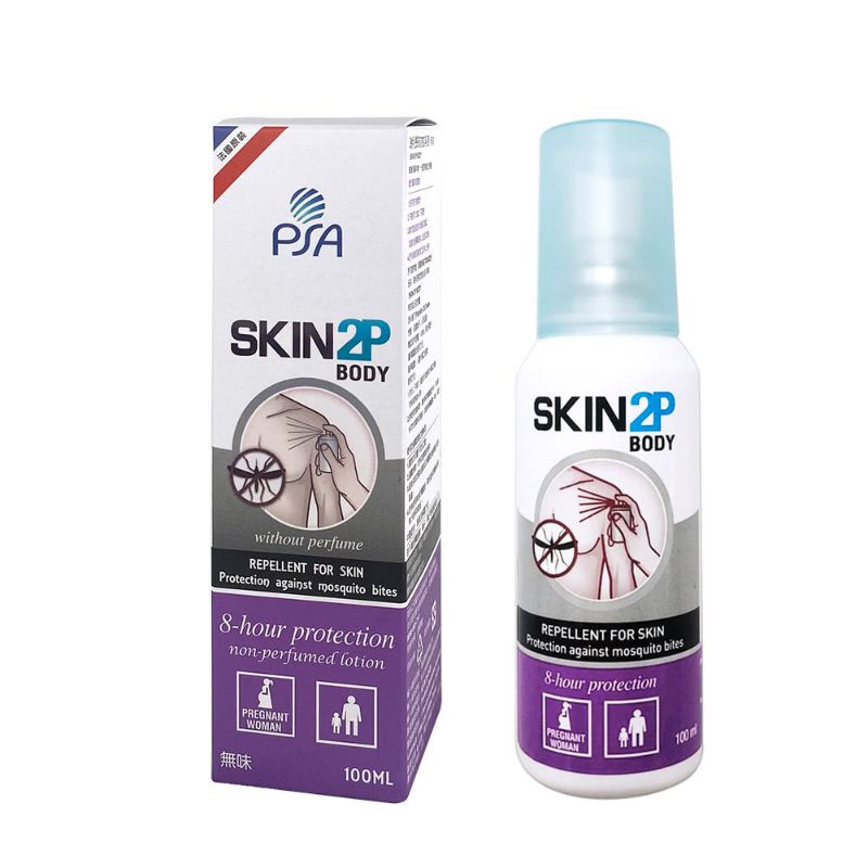 全新未使用／PSA Skin 2P Body 防蚊乳液100ml-無香款／郵局免運